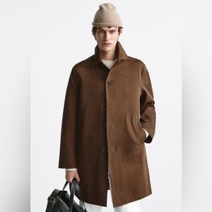 NWT ZARA Technical Trench Coat.